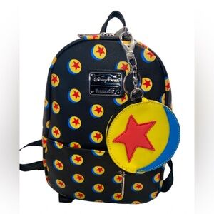 Disneyparks Loungefly Pixar Toy Story Luxo Ball Mini Backpack Coin Pouch Wallet